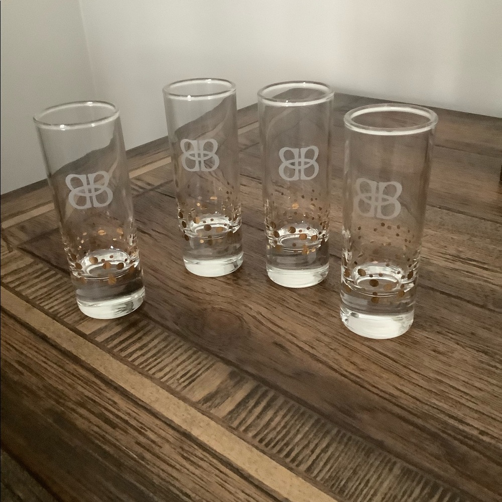 Bailey’s Irish Cream Glassware Set of Four NWOT